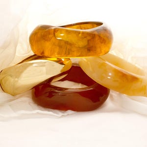 Sunset Recycled Chunky Bangle Bracelet
