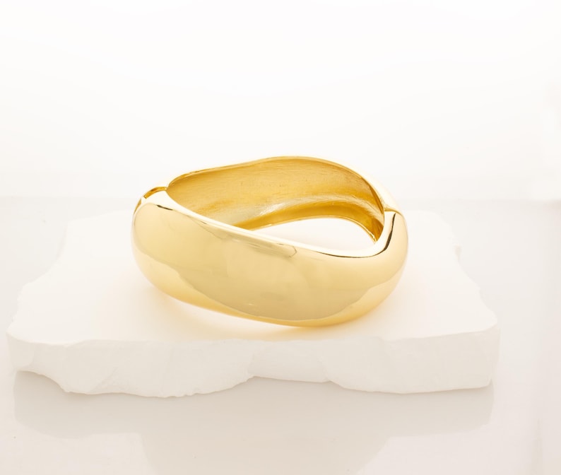 Wide Gold Cuff