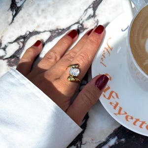 Square Diamond Ring