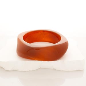 Thick Brown Bangle