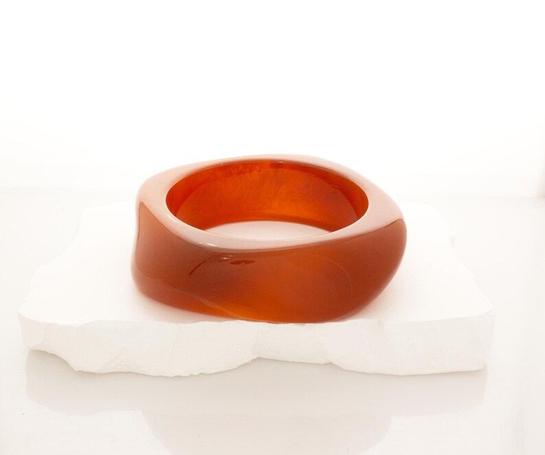 Thick Brown Bangle