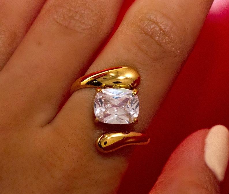 Gold Statement Ring