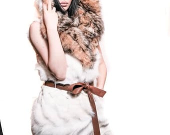 Shadow Real Fox Fur Vest