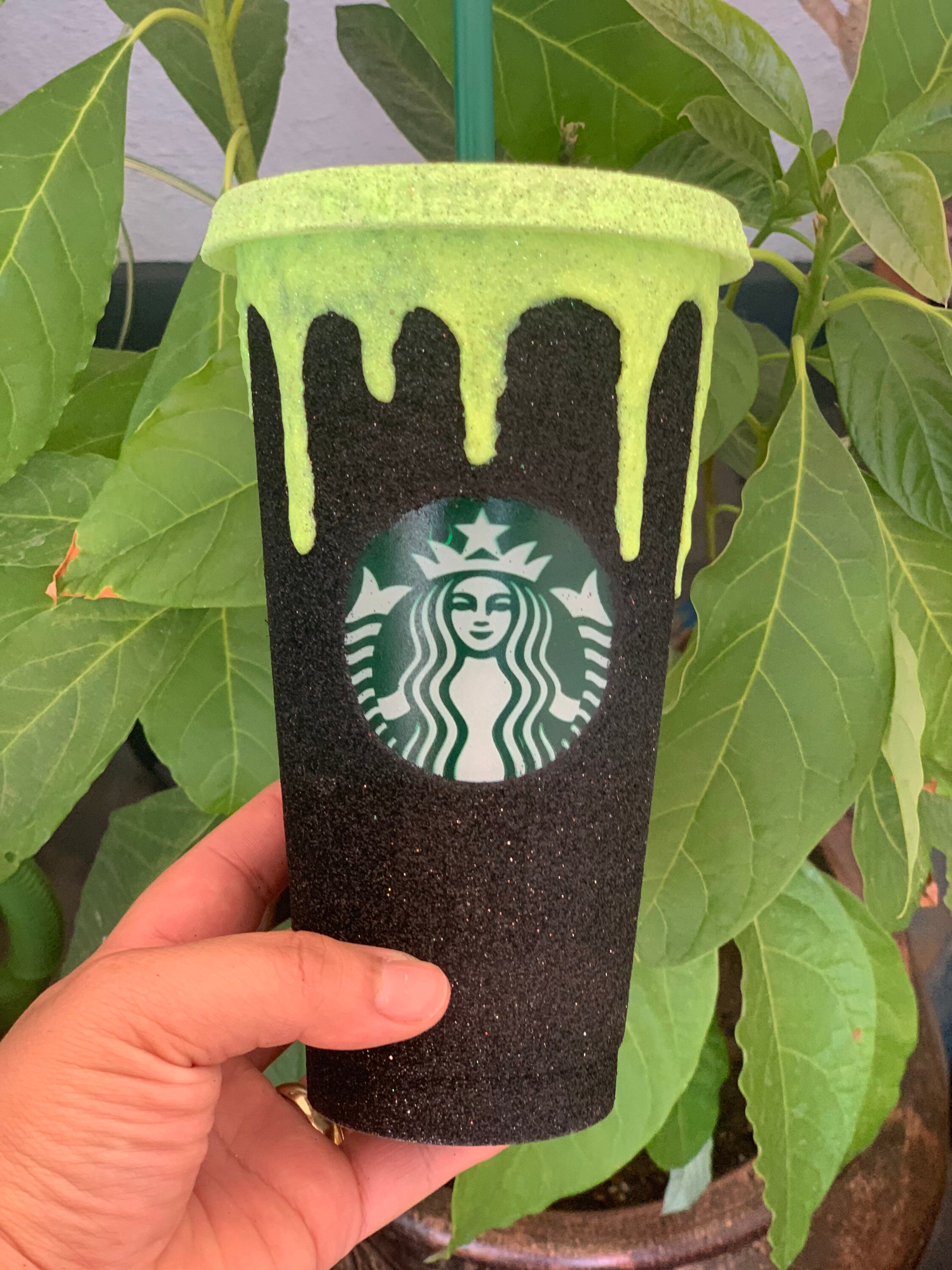 Halloween Starbucks Cup Goosebumps Glow in the Dark Starbucks Etsy