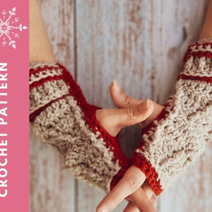 Ashlea Mitts Crochet Pattern PDF