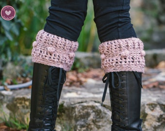 Diamond Ivy Boot Cuffs Crochet Pattern, Boot Toppers PDF Pattern