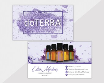 doterra business cards etsy doterra business cards etsy