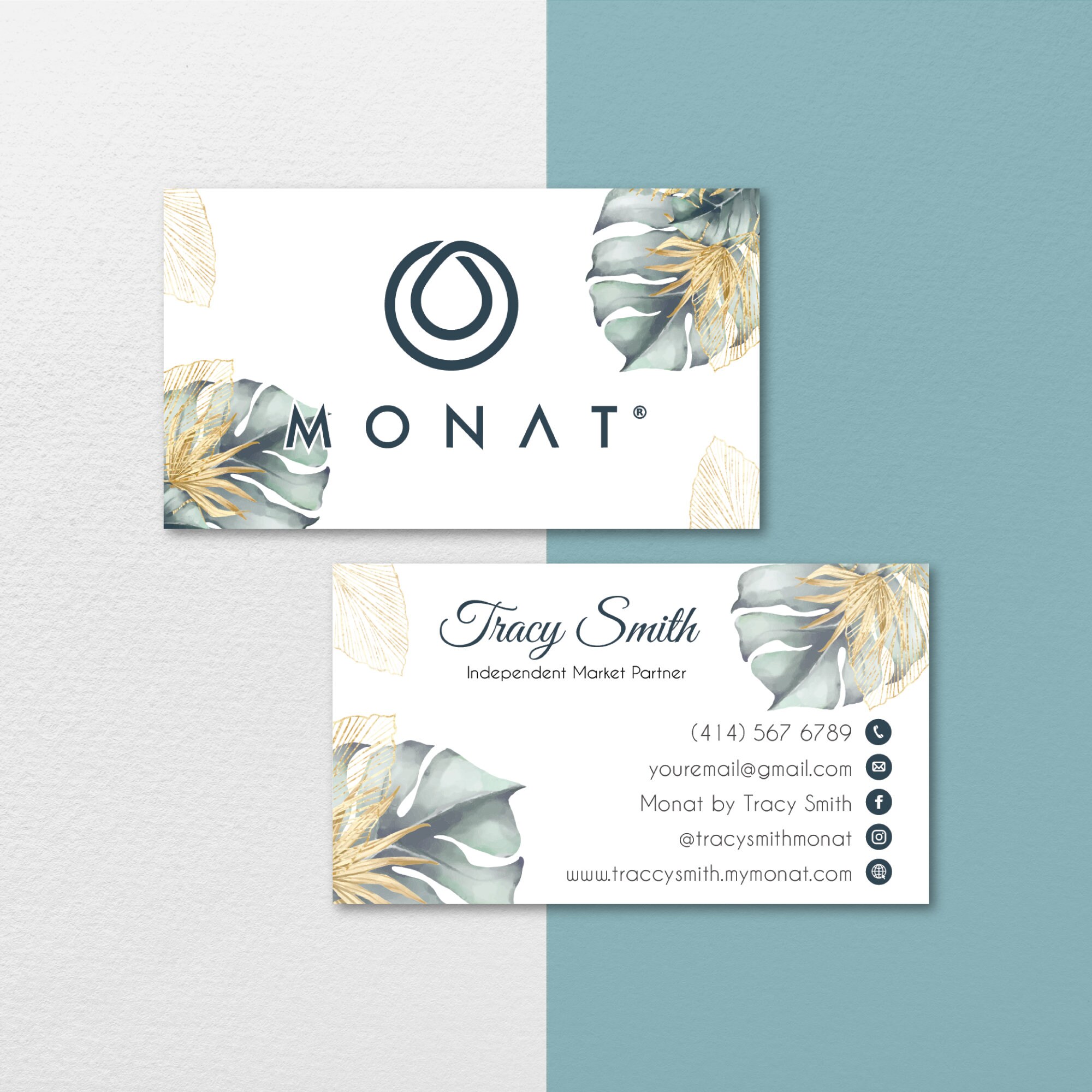 Personalized Monat Business Cards Monat Hair Care Cards - Etsy Australia