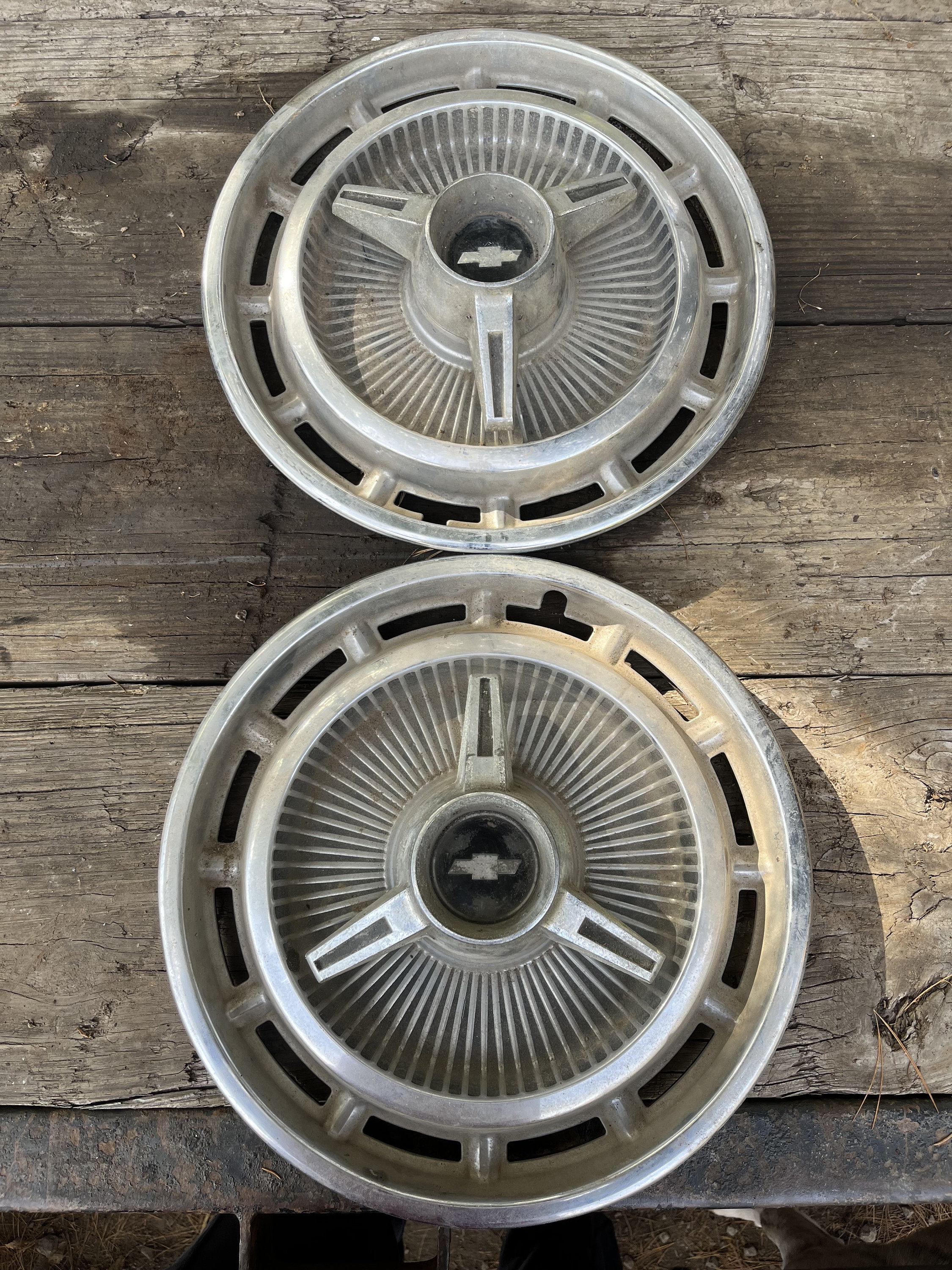 1965 1967 Chevy Nova impala SS 14 Spinner Hubcaps Set of 2 OEM Etsy