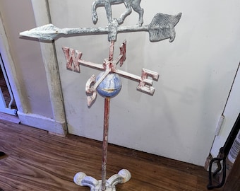 Vintage Cast Iron Horse Weathervane