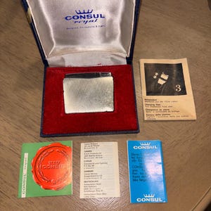 Vintage Consul Royal Germany Feuerzeug