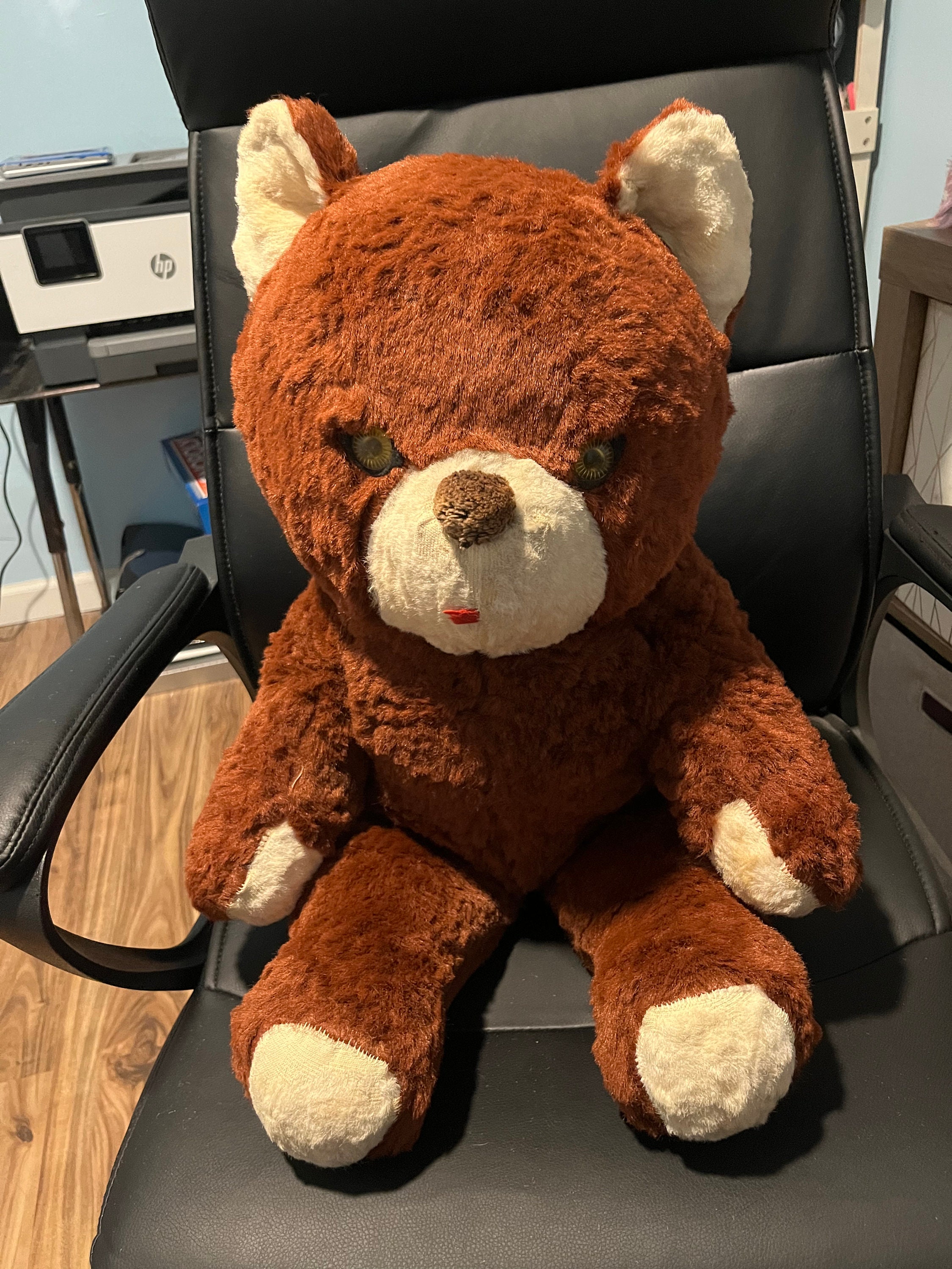 きょう 様❤️Knickerbocker❤️ antique brown bear Vintage Knickerbocker Animal of Distinction Plush Brown Teddy Bear