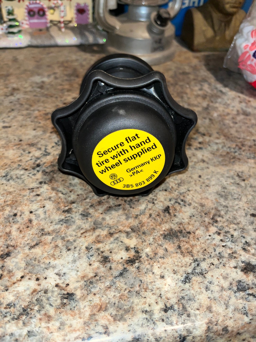 VW Spare Tire Wing Nut Hold Down Steel Etsy