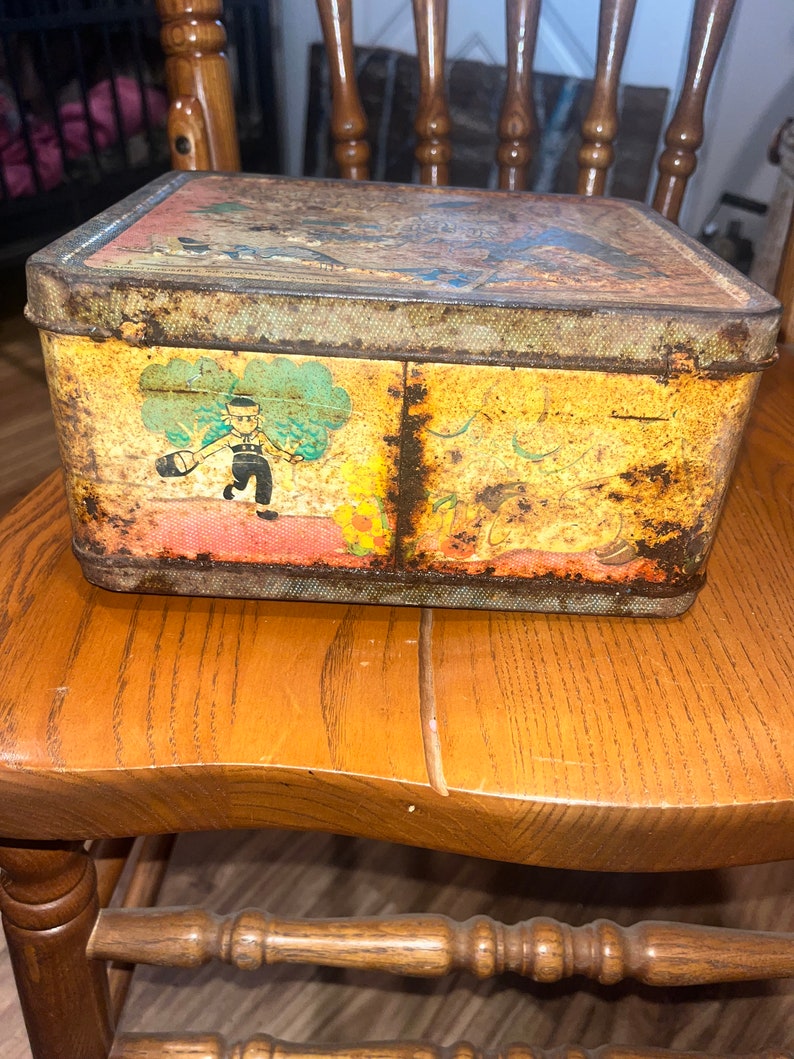 Vintage Ragged Box Vector Vintage 1973 Raggedy Ann & Andy Metal Lunch Box - Etsy Canada