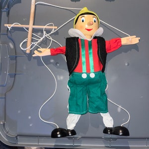 Vintage Wooden Marionette Pinocchio