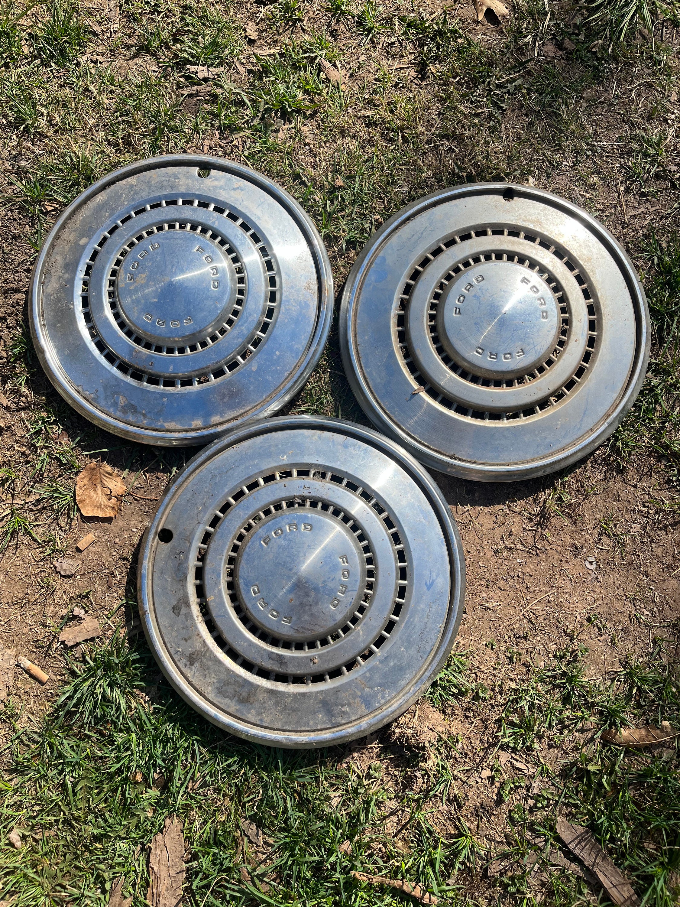 Old ford truck hubcaps deals