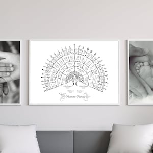 Stammbaum Fächer Karte Ahnentafel Genealogie Vorlage 6 Generation Stammbaum Vorlage Ahnentafel Genealogie Geschenk Stammbaum Wandkunst