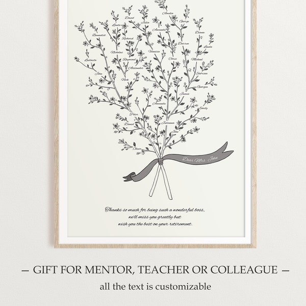 Boss Leaving Gift Mentor Gift Coworker Leaving Gift Retirement Gifts For Women Gift For Boss Female Thank You Gift Mentor Teacher Retirement