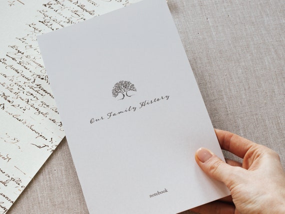 Family Tree Book Genealogy Notebook 6 Generation Family History