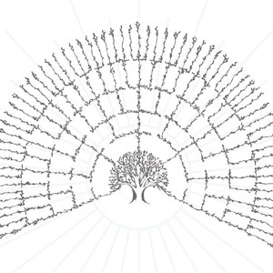 Family Tree Chart Blank Template PNG, SVG, Ancestor Chart, DIY Family History, Genealogy Gifts, Genealogy Research