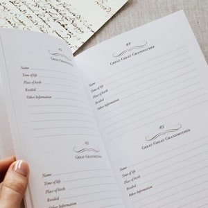 Stamboom boek genealogie notebook 6 generatie familiegeschiedenis boek voorouder grafiek familiegeschiedenis dagboek genealogie cadeau genealogie boek