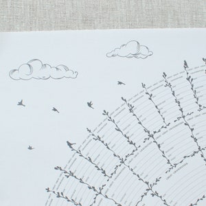 2 for 1 Family Tree Print Genealogy Chart Family Tree Template Ancestry Fan Chart Family Tree Blank Line Genealogy Form Family Tree Chart image 10