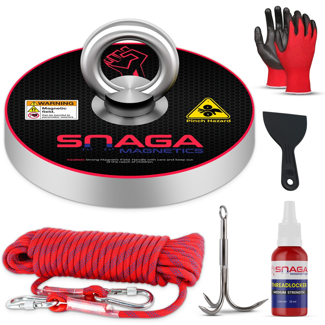 1400LBS Fishing Kit Powerful Neodymium 65' Etsy