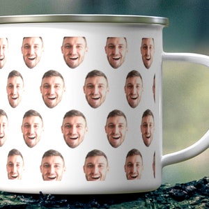Custom Camping Mug - Baby Face Mug - Photo Mug - Custom Enamel Mugs - Custom Campfire Mugs - Personalized Camping Cups - Camping Gift