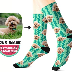 Personalized Socks For Dog Lovers - Custom Dog Face Socks - Cat Face Socks - Funny Fathers Day Gift - Dog Dad Dog Mom Socks - Cat Dad Socks