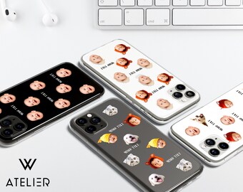 Baby Face Phone Case CUSTOM - Faces And Text Phone Case - Personalized Photo iPhone 11 Case - Pattern iPhone 12 Pro Case - iPhone 13 Pro Max