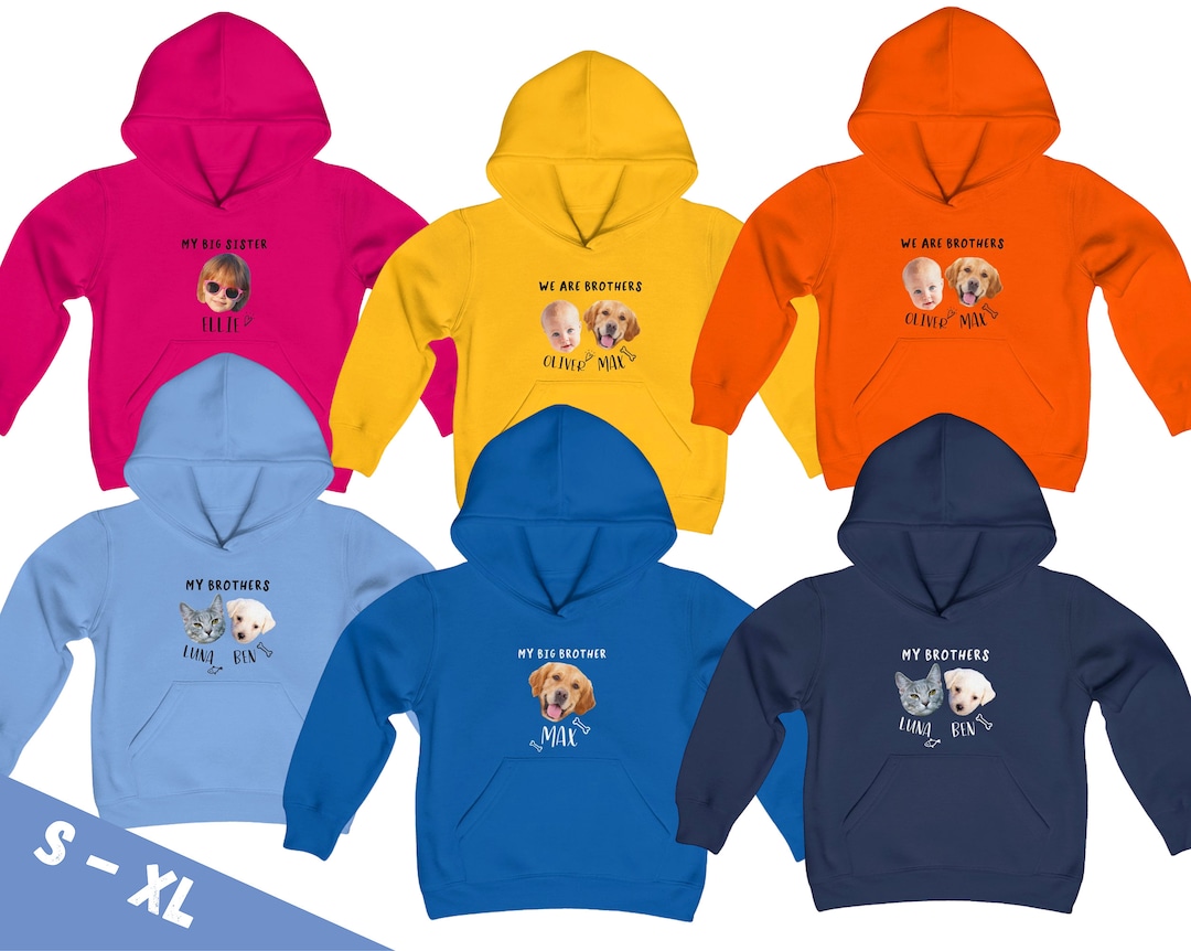 Custom Hoodies for Kids Dog Hoodies Cat Hoodies Personalized Pet
