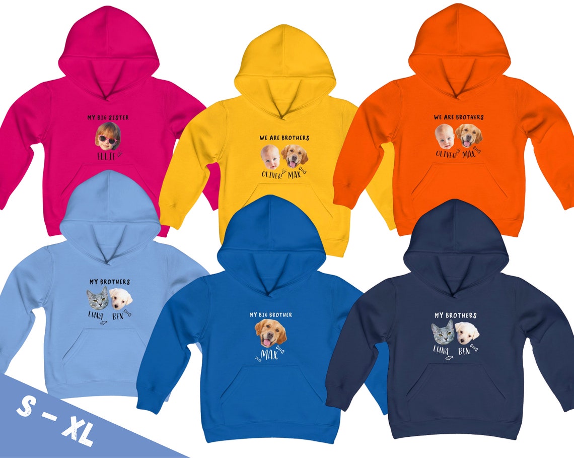 Custom Hoodies for Kids Dog Hoodies Cat Hoodies Personalized Pet