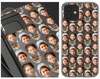 Custom Kids Face Phone Case - Personalized Baby Face iPhone Case Galaxy Cases - Gifts For Husband Wife Mom Dad Sister Friend Family Grandma