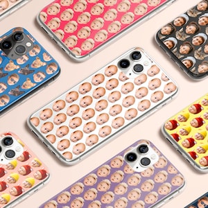 Coque iPhone personnalisée - Coque de portable photo personnalisée pour son ami, maman, mère, soeur - Cadeau d'anniversaire amusant pour lui, papa, père, frère
