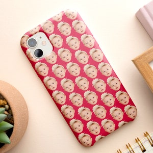Coque de portable personnalisée avec visage - Samsung Galaxy S10 S20 S21 S22 Plus S22 Ultra - Galaxy S23 Plus S23 Ultra - Galaxy S24 Plus S24 Ultra FE