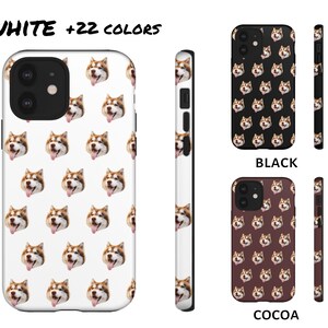 Anpassat telefonskal för hund - iPhone-skal för hund - Personligt telefonskal med husdjursfoto - Skal för hundälskare - Gåva för kattälskare - iPhone-skal Galaxy-skal bild 3