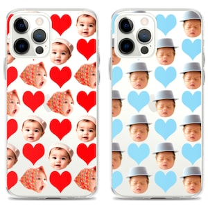 Coque de téléphone personnalisée avec photo pour animal de compagnie ou bébé - Cadeau photo personnalisé pour chien, chat ou bébé pour iPhone et Android - Étuis pour iPhone 16 Pro Max