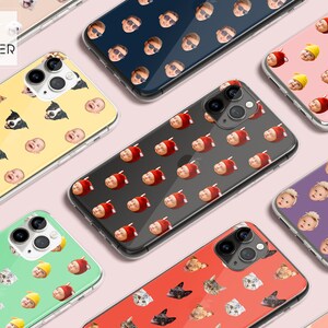 Coque de portable personnalisée visage - coque photo personnalisée pour iPhone - coque de portable visages de bébé - coque de portable photo - iPhone 11, iPhone 12 iPhone 13 Pro Max