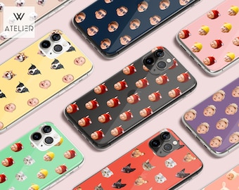 CUSTOM Face Phone Case - Personalized Photo iPhone Case - Baby Faces Phone Case - Picture Phone Case - iPhone 11 iPhone 12 iPhone 13 Pro Max