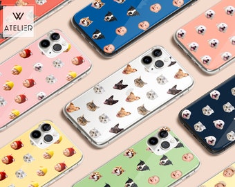 CUSTOM Dog Phone Case - Pet iPhone Case - Personalized Cat Phone Case - Custom Dog Pattern iPhone Case - iPhone 12 Pro Max 11 Pro 13 Case