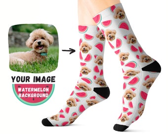 Custom Socks - Personalized Dog Face Socks - Gift For Cat Dad Dog Dad Dog Mom Dog Lovers - Funny Fathers Day Gift - Dog Socks - Cat Socks