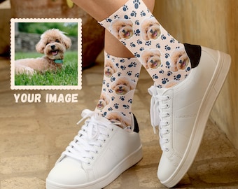 Custom Socks - Personalized Dog Face Socks - Custom Cat Socks - Gift For Dog Lovers - Funny Dog Dad Cat Dad Dog Mom Gift - Dog Birthday Gift