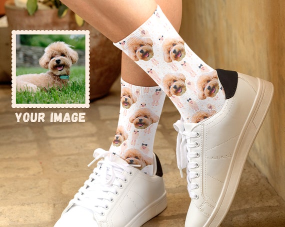etsy dog face socks