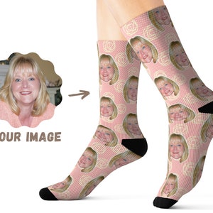 gepersonaliseerde sokken voor vrouwen - aangepaste gezicht sokken - aangepaste foto sokken - grappige vrouwen sokken - aangepaste moeder sokken - gepersonaliseerd cadeau voor moeder