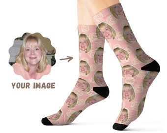 Personalized Socks For Women - Custom Face Socks - Custom Photo Socks - Funny Women Socks - Custom Mom Socks - Personalized Gift For Mom