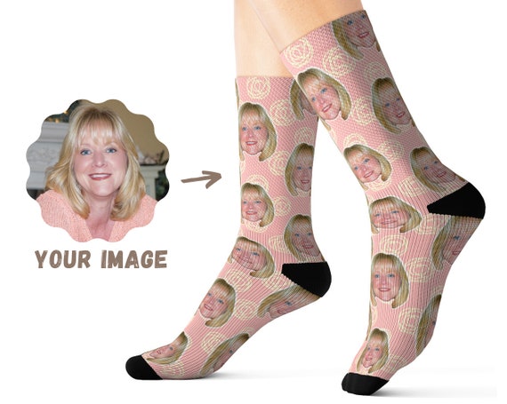 Personalized Socks for Women Custom Face Socks Custom Photo Socks