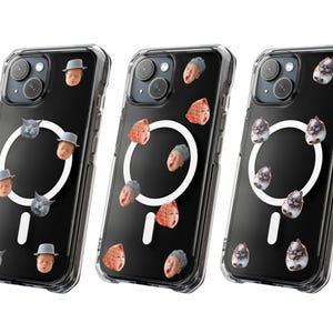 Coque de portable photo pour bébé MagSafe pour animaux de compagnie, personnalisée - Cadeau parfait pour les amoureux des chiens, des chats ou des nouveau-nés, tous les téléphones - Coque personnalisée pour iPhone 14 15 16