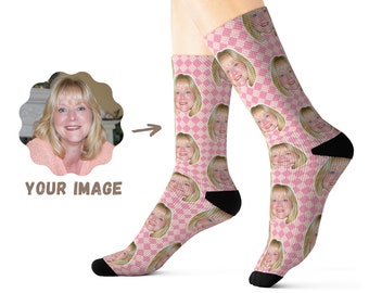 Custom Face Socks - Custom Mom Socks - Personalized Socks For Women - Custom Photo Socks - Funny Women Socks - Personalized Birthday Gift