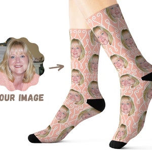 Custom Mom Socks - Custom Face Socks - Personalized Socks For Women - Custom Photo Socks - Funny Women Socks - Personalized Birthday Gift