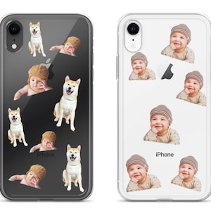 Coque de portable personnalisée - Photo personnalisée - Coque iPhone 11 bébé - Coque iPhone 12 - Coque iPhone XR - Samsung Galaxy S10 S20